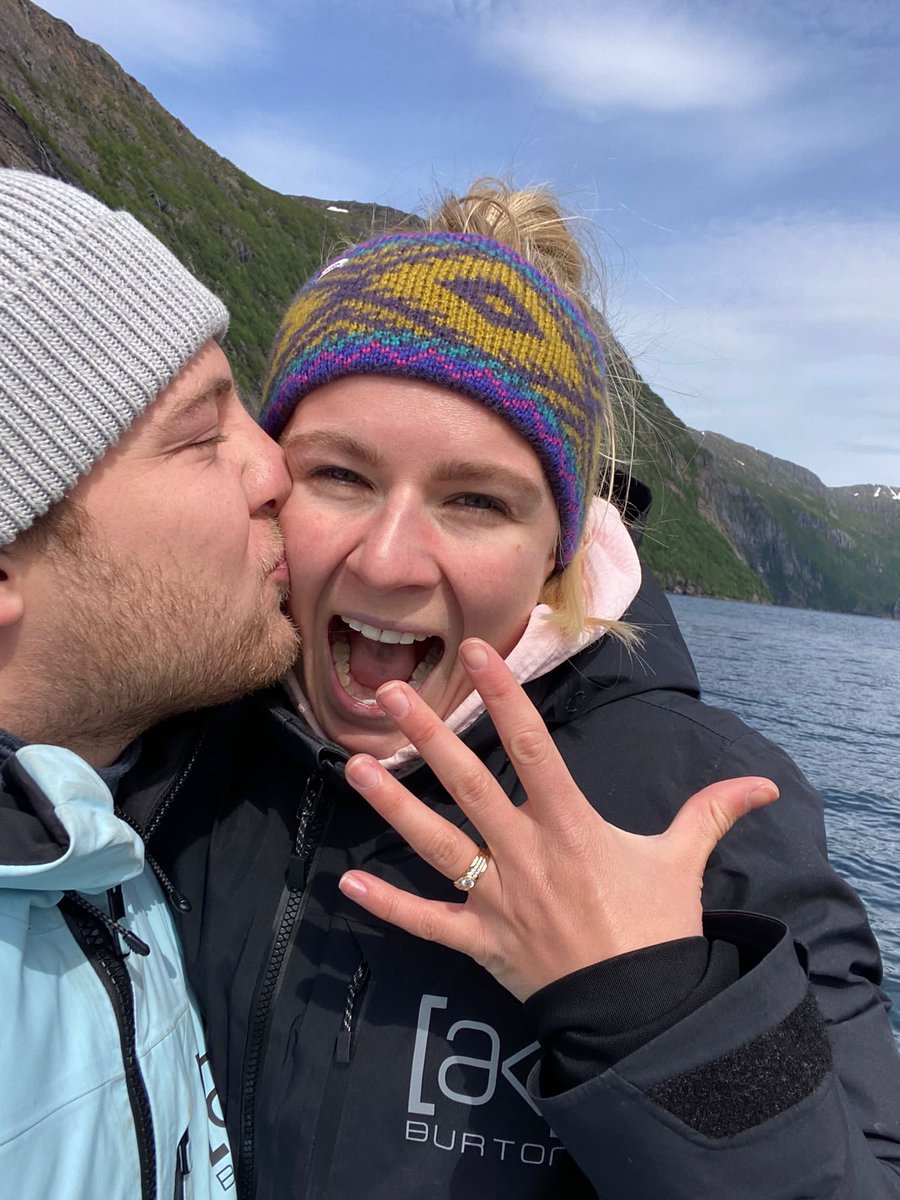 She said yes ❤️❤️ 💍 on one of the most beautiful places on earth ❤️ I’m one lucky man! And I can’t wait to be with you the rest of my life!