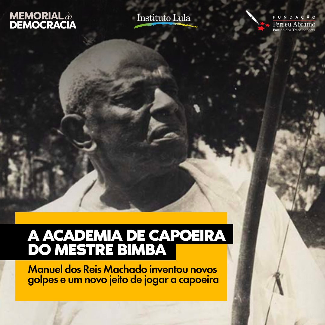 sejademocracia's tweet photo. VIVA MESTRE BIMBA! 

🔸 Foi no dia 23 de junho de 1937, há 85 anos, que Manuel dos Reis Machado, o #MestreBimba, conseguiu registrar sua academia de capoeira na Secretaria de Educação, Saúde e Assistência Pública da #Bahia.

📲 Relembre a história: 
https://t.co/3mU2xhf1YI https://t.co/h1v1W7ONCy