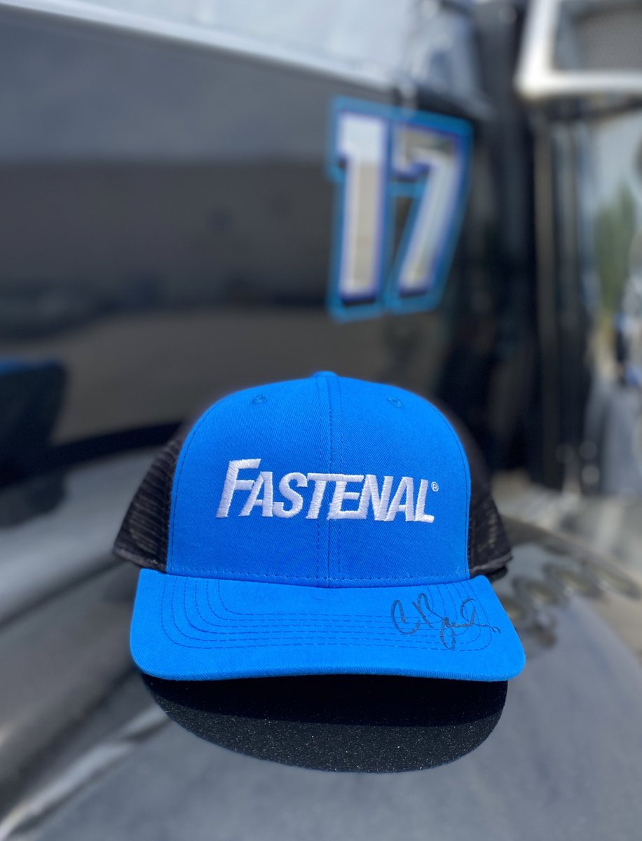 RFK17Team's tweet photo. 🚨GIVEAWAY TIME 🚨

For your chance to win an official @FastenalCompany team hat signed by @Chris_Buescher, just: 

1) RT this tweet
2) FOLLOW us @RFK17Team 

Winner picked on race day! https://t.co/UWI2w4DzFQ