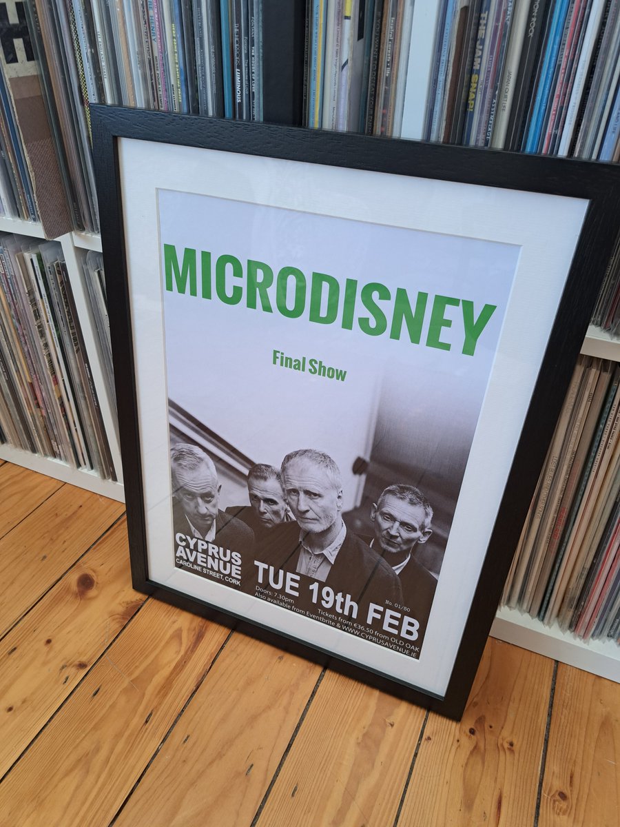 Finally got it properly famed. Now to find a home! #Microdisney #CathalCoughlan