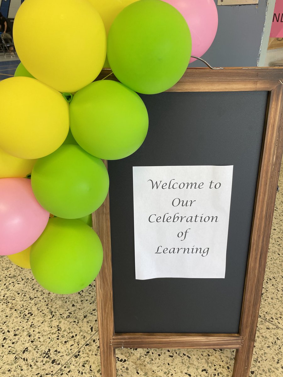 We are ready for our Celebration of Learning