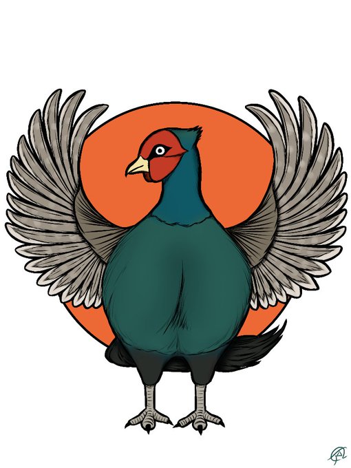 雉のtwitterイラスト検索結果