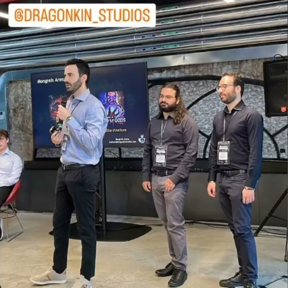 DragonkinStudio's tweet photo. With the investor day, the first edition of #Quickload powered by @OgrTorino, @Microsoft  and @34bigthings, came to an end. We had the chance to show the pitch and the demo of our game to potential publishers and investors and it was exciting!🤩
#gamedev #indiedev #Microsoft https://t.co/49qYuUJA7s