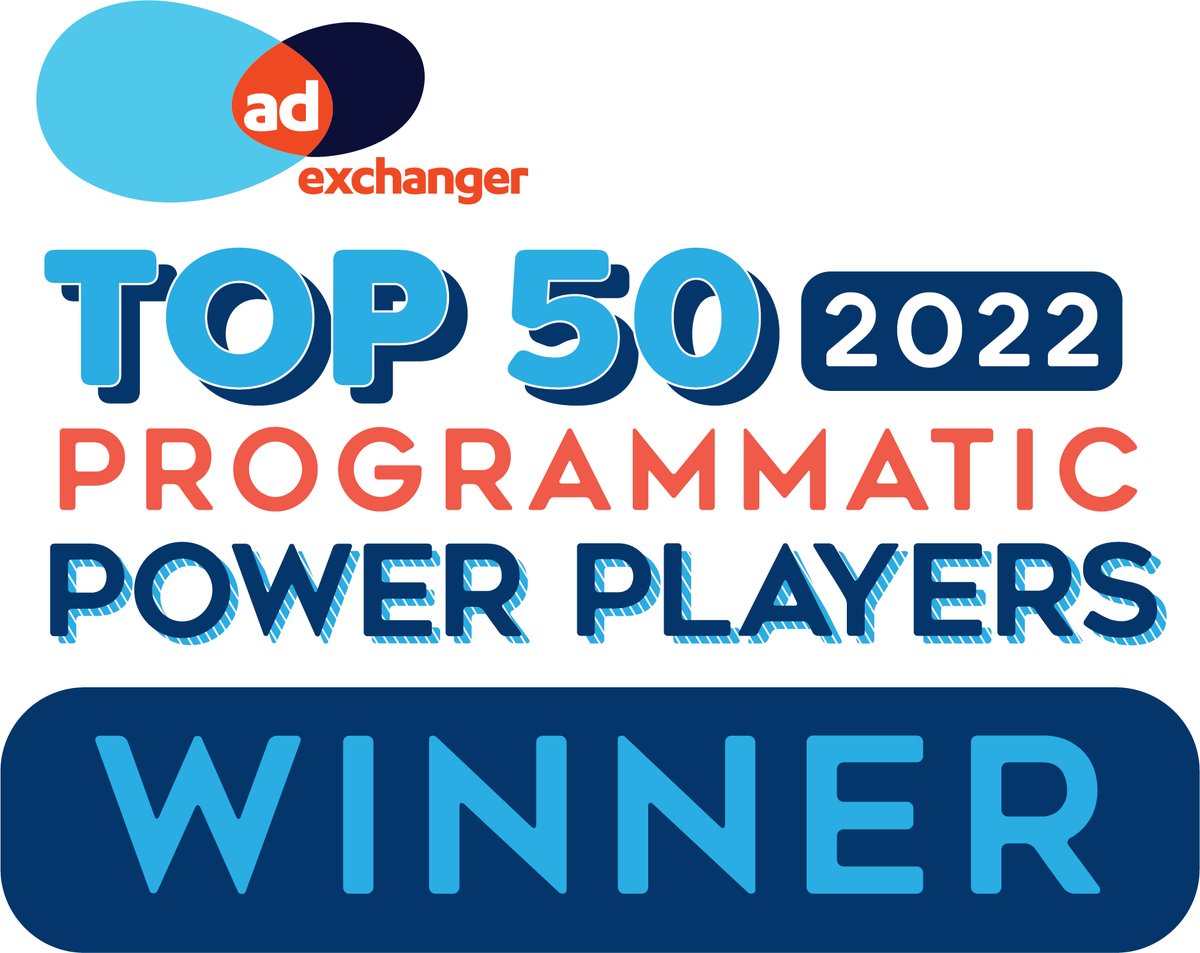 pjdinho's tweet photo. More good news! AdTheorent have been named one of @AdExchanger’s 2022 Programmatic Power Players! 

Check out the full list of the best of the best in #programmatic: https://t.co/Zwqo9AsDg5 https://t.co/qH1spO4H8t