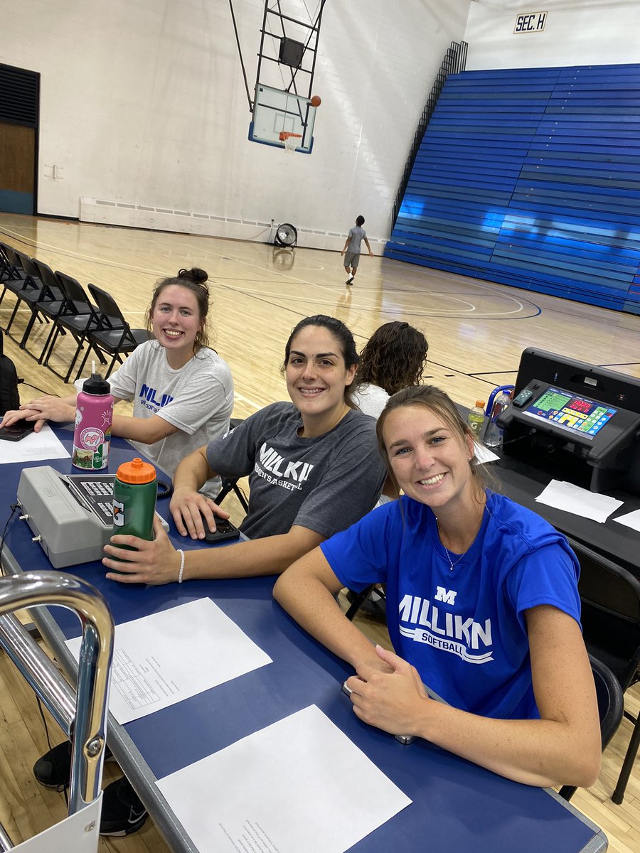 SaintsCchs's tweet photo. The Saints had so much fun traveling to @MillikinWBB and going 3-0 before a great team meal! Great to catch up with Saints alum @bailey_coffman1 and all of the BIG BLUE! Thanks @OliviaLett23 for having us and sharing all of those shooting drills! #TimeToShoot🏀 https://t.co/KKoYB1HbOt