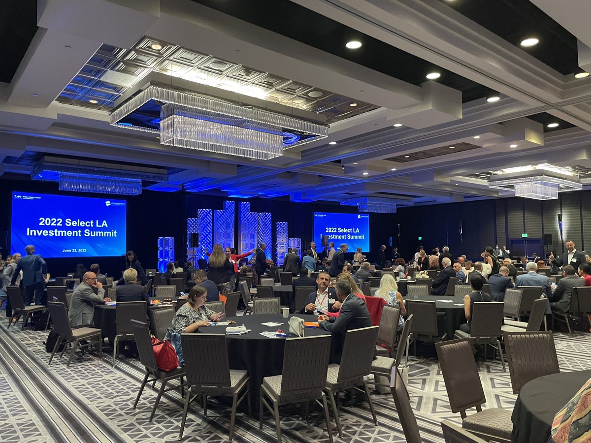 WTCLosAngeles's tweet photo. Kicking off day two of the Select LA Investment Summit! Today, international and local companies will come together to discuss LA’s role in advancing a global sustainable economy. #SelectLA https://t.co/xgevmIDWFf