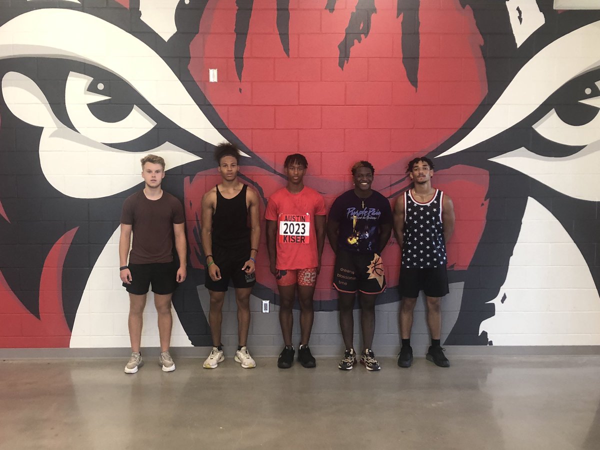 Week 3’s 10-12 Little Skill Bengals of the Week! Left to Right: Jack Farley Elijah Scruggs Bryson Cornelious Jaylon Burton Jaiden Rooks #TheJungle | #BLS | #RedDawn