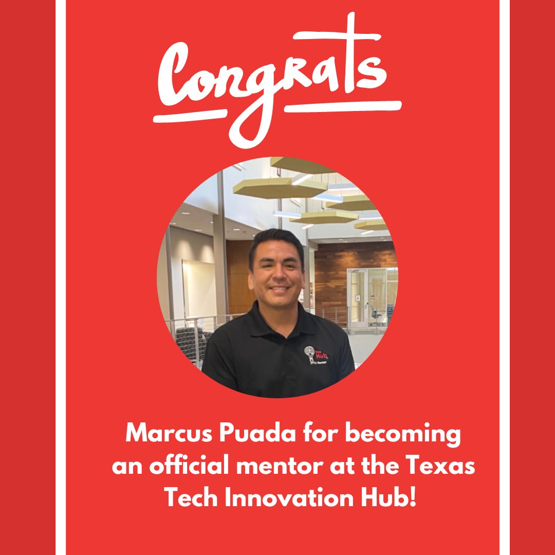 CampusLiveTTU's tweet photo. Campus Live wants to congratulate Marcus Pauda, our CEO, for becoming an official mentor at the Texas Tech Innovation Hub! Marcus is mentoring a start-up company called Blue Verse! #InnovationHub #Mentor #TTULive #LBKLocal https://t.co/6qU3KrIGRQ