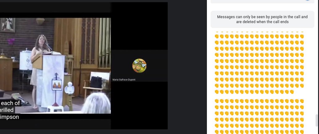 chicklets_1999's tweet image. Since it's hard to clap on a livestream, thought I'd share a (very small) portion of the wild applause emojis from 5IMB today @CarloOCSB for all the various groups. Thanks everyone!!! #beeCommunity