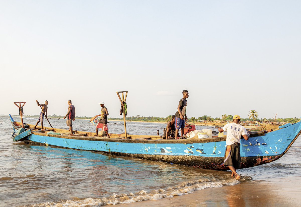 Fish catches in Small Fanti Town are rapidly declining, say local fishers. Illegal commercial fishing and climate change are to blame, they say. A sustainable ocean economy would protect marine biodiversity &amp; secure the livelihoods of many Liberians. #stockholm50 #Liberia