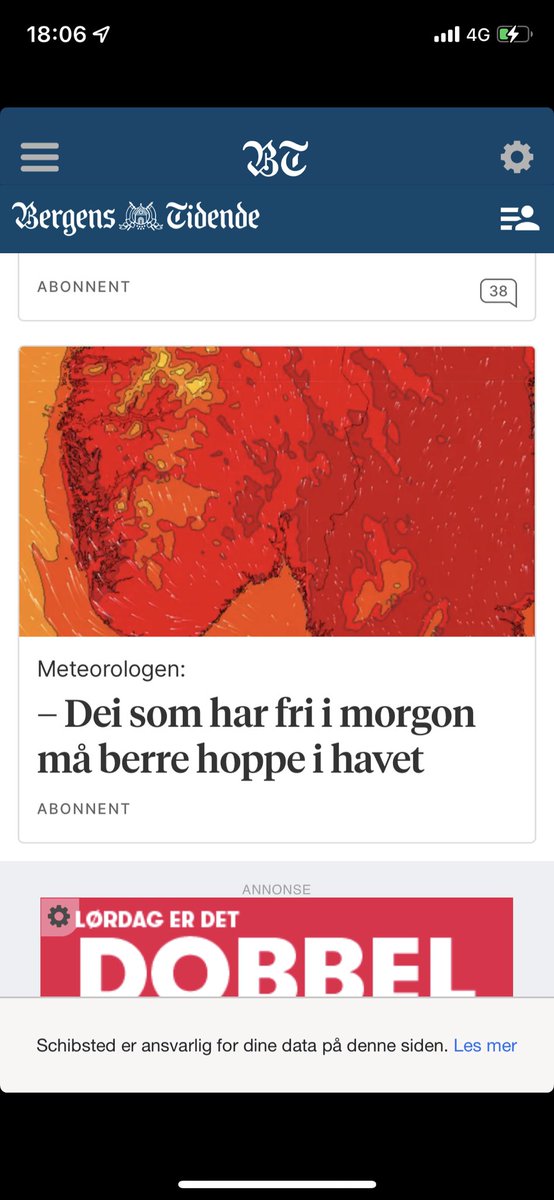 Støtter denne passiv-aggressive meteorologen: Hopp i havet hele gjengen!