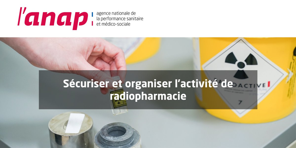 La #radiopharmacie réalise les opérations de gestion, d’approvisionnement, de préparation et de dispensation des médicaments radiopharmaceutiques.
📃 Améliorez l'organisation de la radiopharmacie grâce à notre autodiagnostic et 11 fiches pratiques : bit.ly/3QKM9wc
