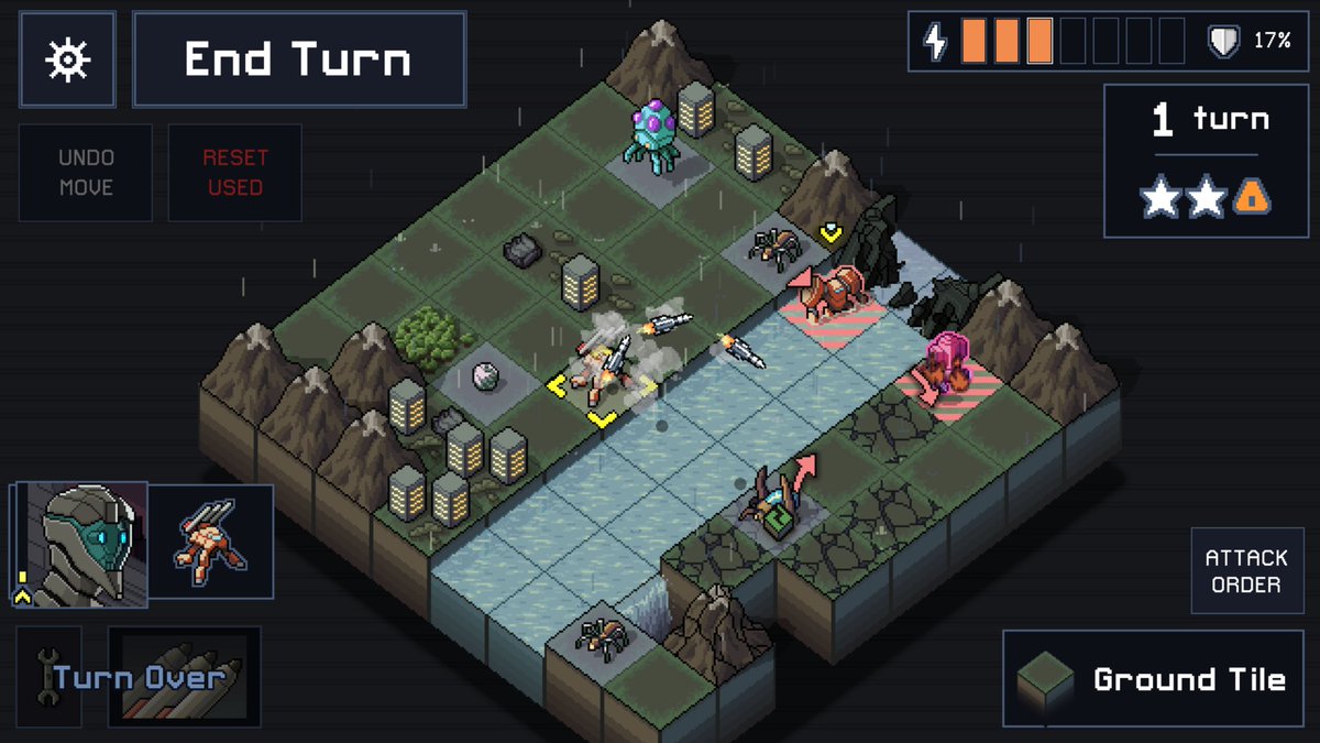 NetflixGeeked's tweet photo. The award winning turn-based strategy game INTO THE BREACH is on its way to Netflix. Jump in the mech and take on the Vek, July 19th. https://t.co/0gvvst7Wcc