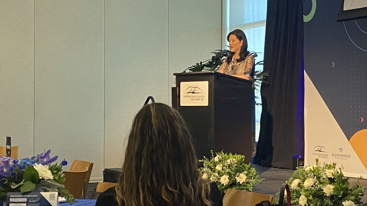 .<a href="/calstate/">The CSU</a> Trustee Wenda Fong kicks off the <a href="/CSUSM/">Cal State San Marcos</a> and <a href="/ODU/">Old Dominion University</a> #socialmobility2022 symposium. We are so thrilled to have higher ed leaders gathered from around the U.S. to think about how we can continue to advance social mobility for our students and communities.