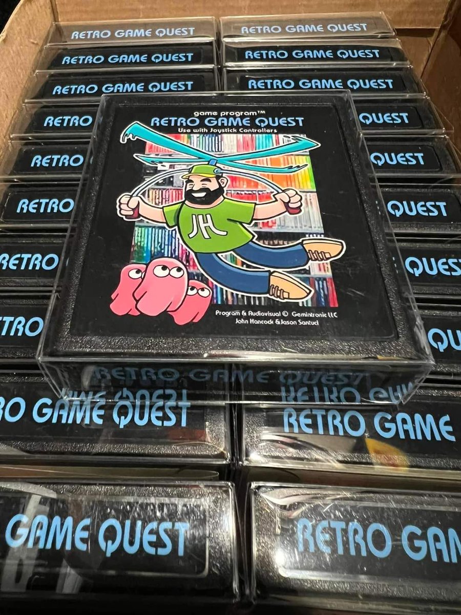2 Days away from VRGE!!!

We are so excited to have "The Immortal" John Hancock joining us again with a panel at 1pm, and he will have 25 copies of Retro Game Quest available at VRGE.  This is the first time the 2600 homebrew is offered here.