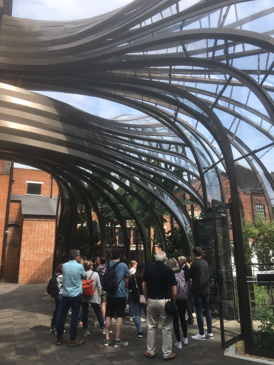 ajd_arch's tweet photo. Great visit to the Bombay Sapphire Distillery this afternoon. Creative intervention and reuse of old buildings. #architecture https://t.co/6U6dXV6ePM