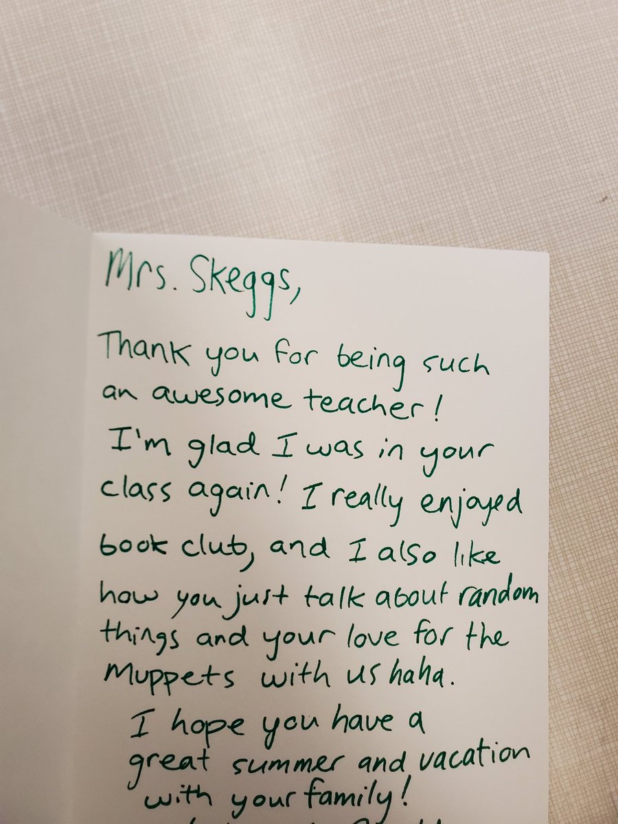 I am one lucky teacher to have had the pleasure to teach not 1, not 2 but 3 fantastic classes this semester. Bittersweet to say goodbye to a great group of grade 10s today. <a href="/MontcalmCougars/">Montcalm Cougars</a>