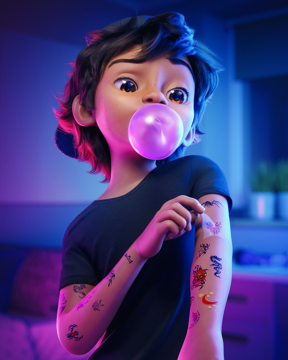 CasasBahia's tweet photo. Quantas tatuagens você tem? ✍🏼 Eu perdi as contas das minhas (todas elas de chiclete, ein)  😅 🍬 https://t.co/qOhFppwNEE