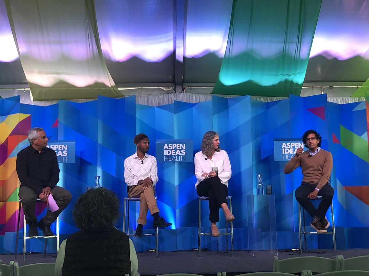 Lots of discussion on the intersection between climate, nature, and health at #AspenIdeasHealth. Excited to read my new book!