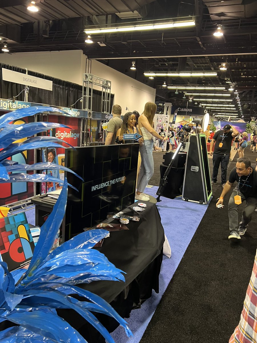 GoDigitalage's tweet image. Stop by our booth, try our photo experiences, create your own content, and learn more about Digitalage! 

Booth #2210 

#vidcon 
#vidcon2022
@vidcon