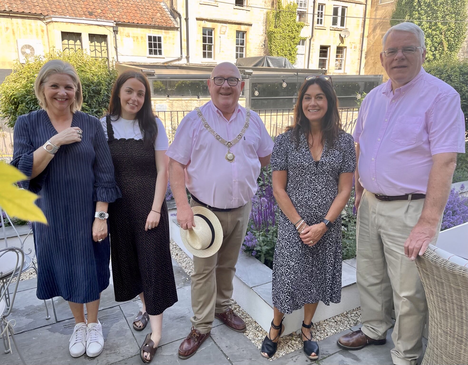 The Mayor of Bath on Twitter: "Team creating a haven of calm in a busy ...