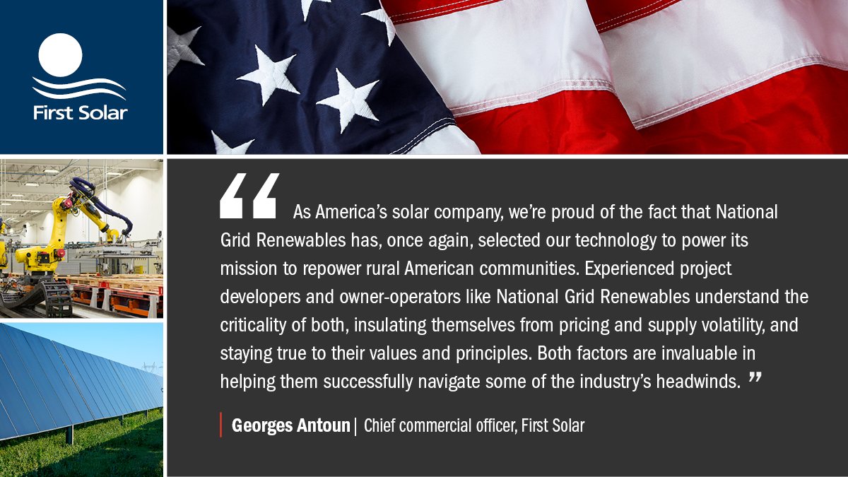 First Solar on Twitter "First Solar has signed a framework agreement