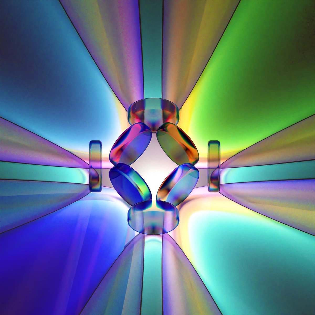 New Blender update allows me to create shadow caustics through glass!!! #Blender3d #blenderart follow: @kennyphases on instagram for more!