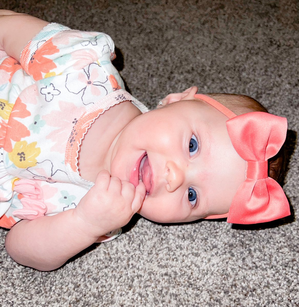 a_eikleberry's tweet photo. 5 months with our peanut. Hayden Rae we love you so big. https://t.co/EDutJQZBFL