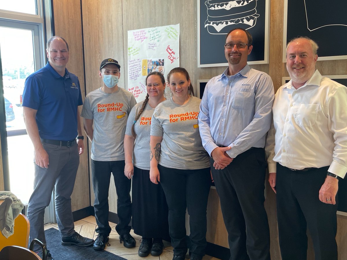 RMHCKentuckiana's tweet photo. IN THE NEWS: @McDonalds of Taylorsville, KY, raised $5,000 for RMHCK in May through #RoundUp for RMHC! That's nearly 48 nights of comfort covered for our #RMHCK families. Thanks, Taylorsville & Spencer County, for supporting us!
@SpencerMagnet: https://t.co/otRvgKJIZC https://t.co/pHvZacOD6K