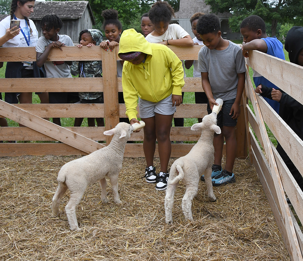 Today’s #KidstotheParks group, the <a href="/HelpKCKids/">Boys & Girls Clubs of GKC</a> Thornberry Unit, went back in time at Jackson County Parks + Rec's Missouri Town. The kids enjoyed the day learning about 19th-century Missouri and all that MO Town has to offer.