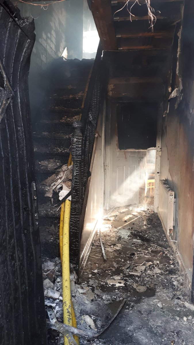 Three crews of Firefighters were called to a house fire in the north county earlier.

A fire which is believed to have started in the fuse board spread through open doors in the home.

It’s a warm night, but please remember to close your internal doors when you go to bed tonight.