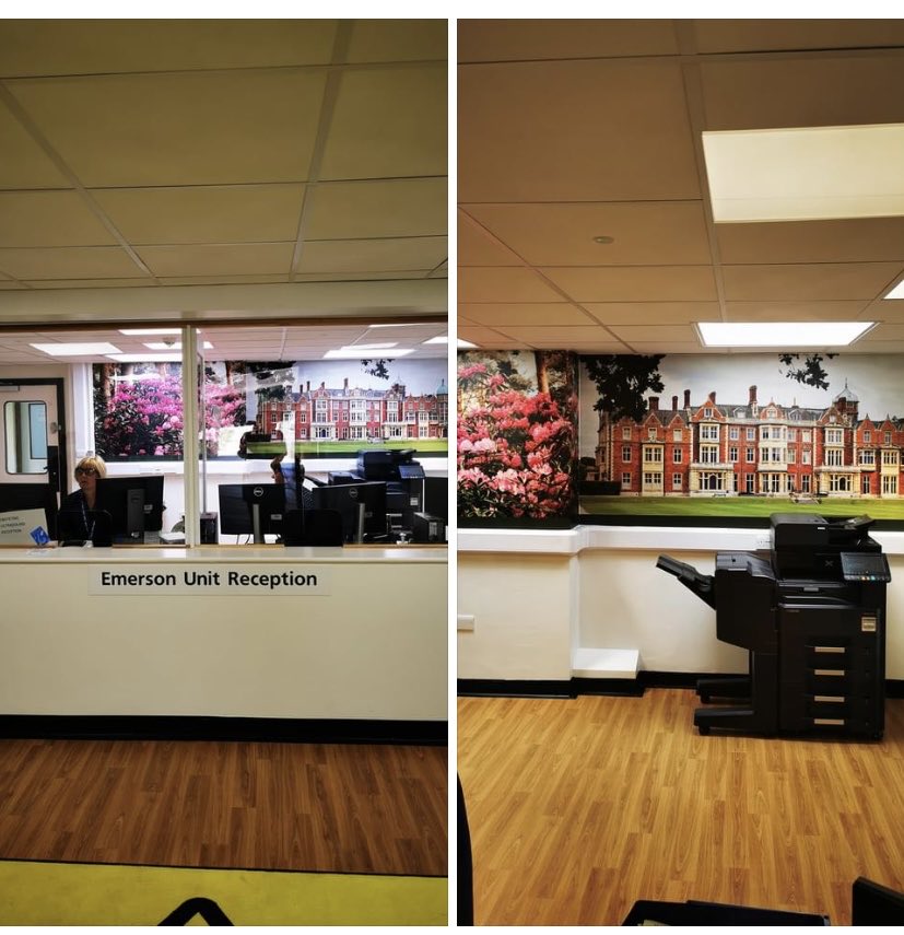 QehSupport's tweet photo. Thanks Donna for setting up such a lovely working area for Receptionists in Emerson Outpatients, can’t wait to have a go #girlsgotskills, #nicewelcome #TeamQEH https://t.co/E7TZCCc3ZJ
