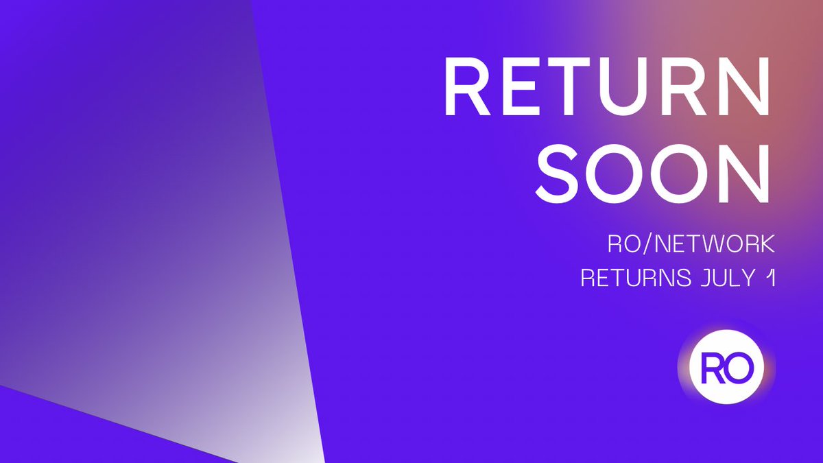RO/NETWORK tweet media