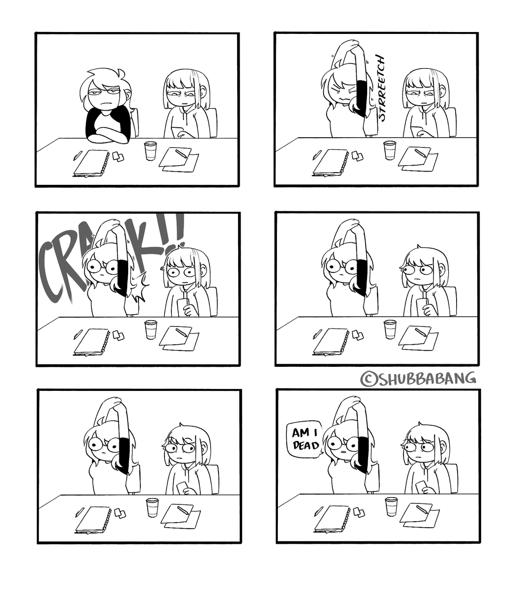 This week has been weird so here's a redraw of a comic from 2013 