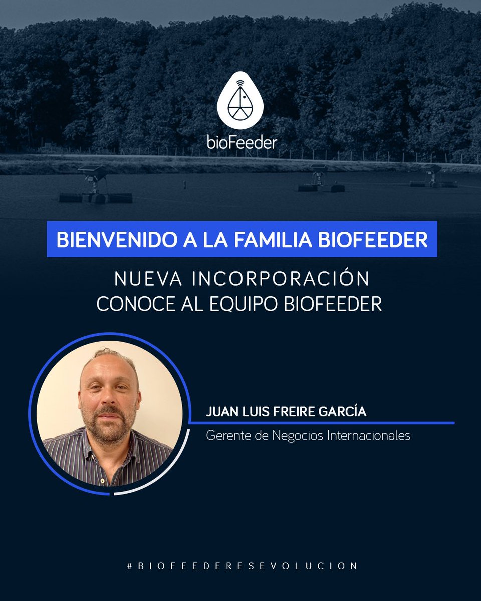 bioFeeder_Ec's tweet photo. Damos la bienvenida al nuevo Gerente de Negocios Internacionales en #bioFeeder 🦐🙌🏼 Estamos encantados de que formes parte de nuestro equipo! ¡Bienvenido a bordo! 🔝

Escríbenos para mas información a ventas@biofeeder.net 📨
 
Cotiza ahora 👨🏻‍💻 https://t.co/2lip9It8P3