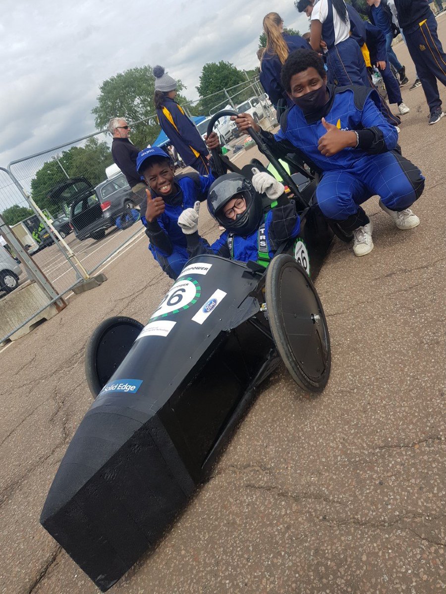 Well done to Mr Herridge and our Cliff Park Comets electric racing team who had a successful day at Lotus Engineering site at Hethel. The team beat off stiff competition to successfully qualify for the @Greenpowertrust International Final. @OrmistonAcads Absolutely awesome! 👏👏