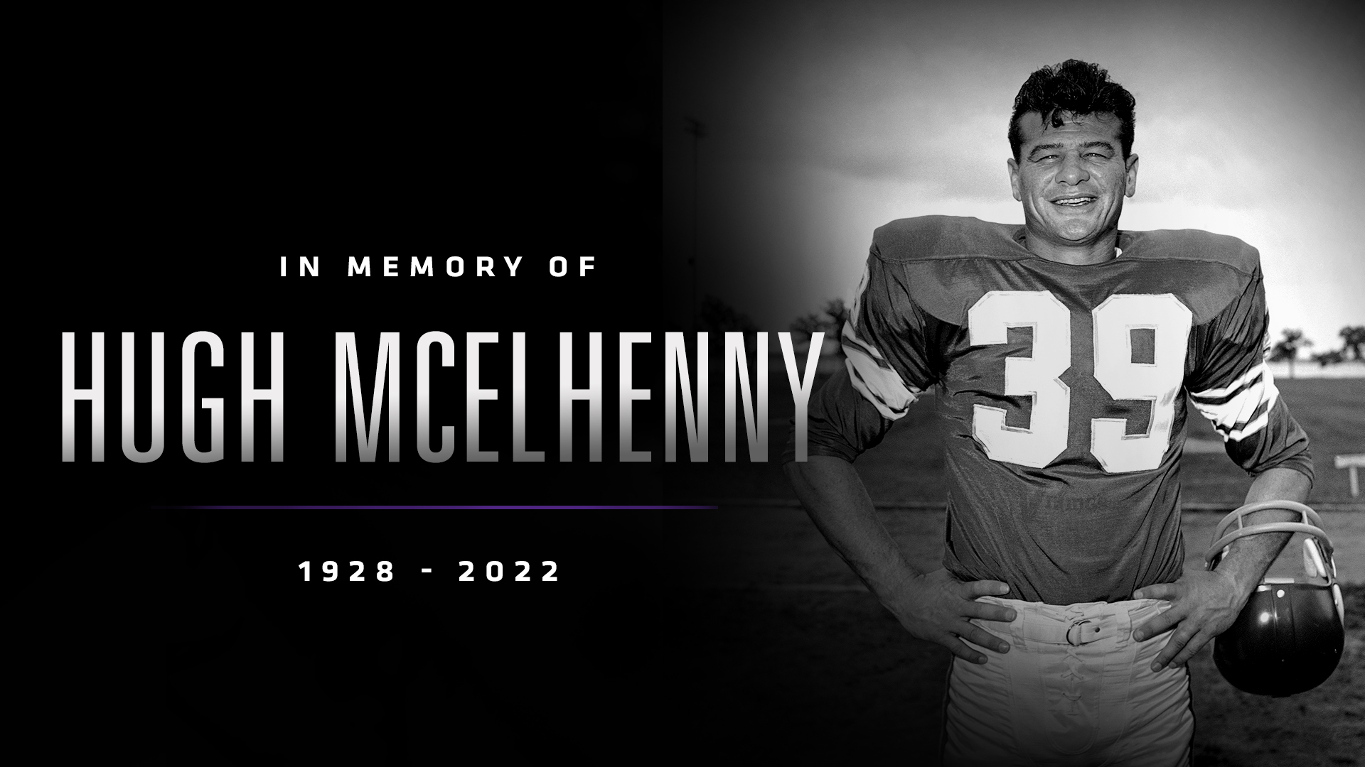 Minnesota Vikings on X: 'The #Vikings are mourning the passing of Hugh  McElhenny. McElhenny, an original member of the Vikings, played two season  in Minnesota (1961-1962) during his Hall of Fame career.