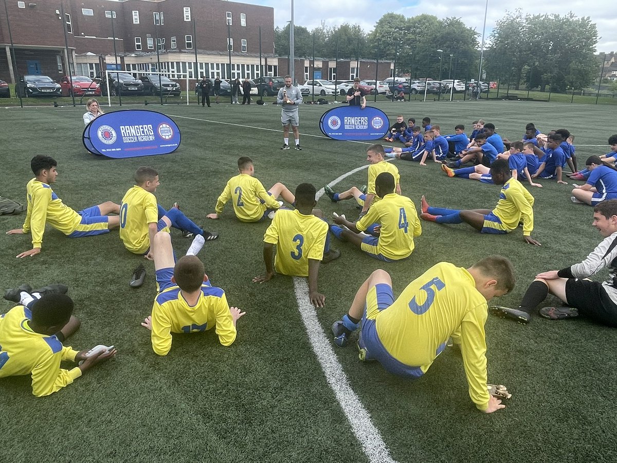 FootballAcadWSS's tweet photo. Yesterday the S2 Whitehill Football Academy Group competed for the Docherty Cup. It was a close game which @StMungosAcademy won - congratulations. 👏🏻👏🏻👏🏻 #play #train #achieve #DochertyCup https://t.co/3KZEy6CGrK