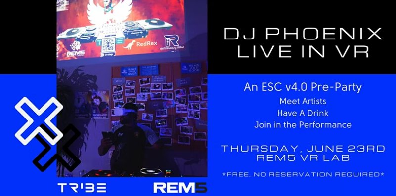DJPhoenix34's tweet image. Streaming Live from @rem5vr .... @tribexr #BlackNuclear TAKEOVER. SEE IT AND FEEL IT FOR YOURSELF.
 From 7 - 9 CST. I&apos;m gonna showcase some EXCLUSIE NFT ART FORM SOME OF MY NEW FRIENDS I MET. TRIBE IS THE VIBE!!!!!!!! #DIRTBAGZ #RockstarDJs #TheStandard

TWITCH.TV/DJPHOENIX34_MP…