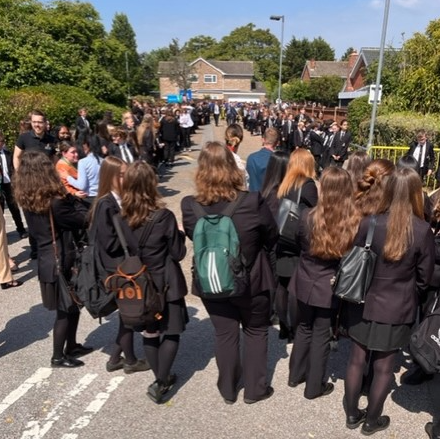 What can we say - well done to Year 11 for successfully completing their last exam. The whole academy just had to come out and give you the guard of honour that you deserved! We couldn't be more proud of your effort and resilience over the last few years. @OrmistonAcads