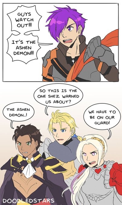 The Ashen Demon is hot.

Happy Fire Emblem Three Hopes! #FEW3H #FE3H 