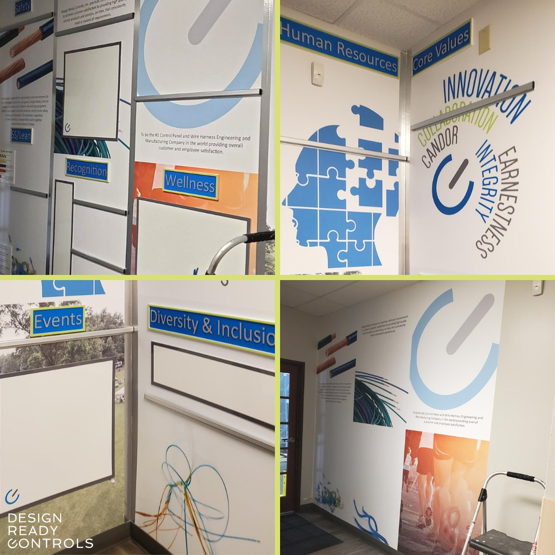 DRC_Controls's tweet photo. This week our City of Oklahoma City location got their communication wall by @BigInkVisual installed! This completes our installs at all locations - now each location has a communication wall! 

Thank you BIG Ink! We cannot wait for them to be able to start using it! https://t.co/3O9bkxabx4