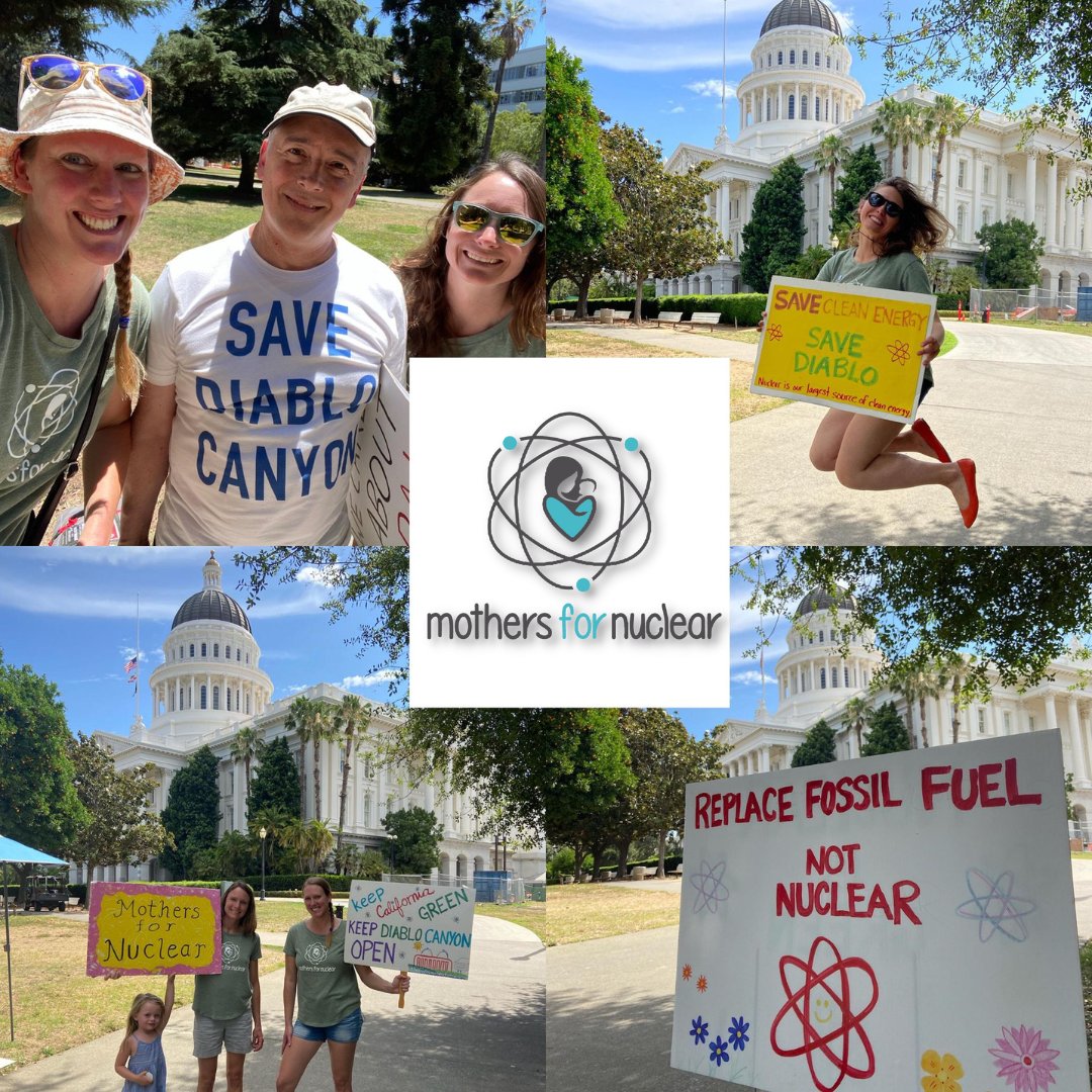 moms4nuclear's tweet photo. Today the Mothers of Nuclear team is in Sacramento speaking to the public and legislators about the importance of keeping Diablo Canyon OPEN!🙌🏼⚛️✨ https://t.co/14oUl1I4fg