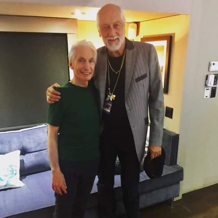 Happy birthday Mick Fleetwood 76 years old
 Here with Charlie Wat 