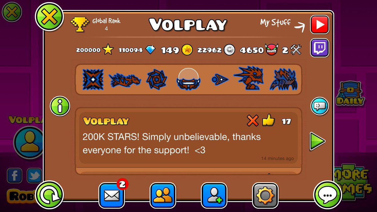 Congratulations to Volplay for being the first Italian to reach 200.000 stars!