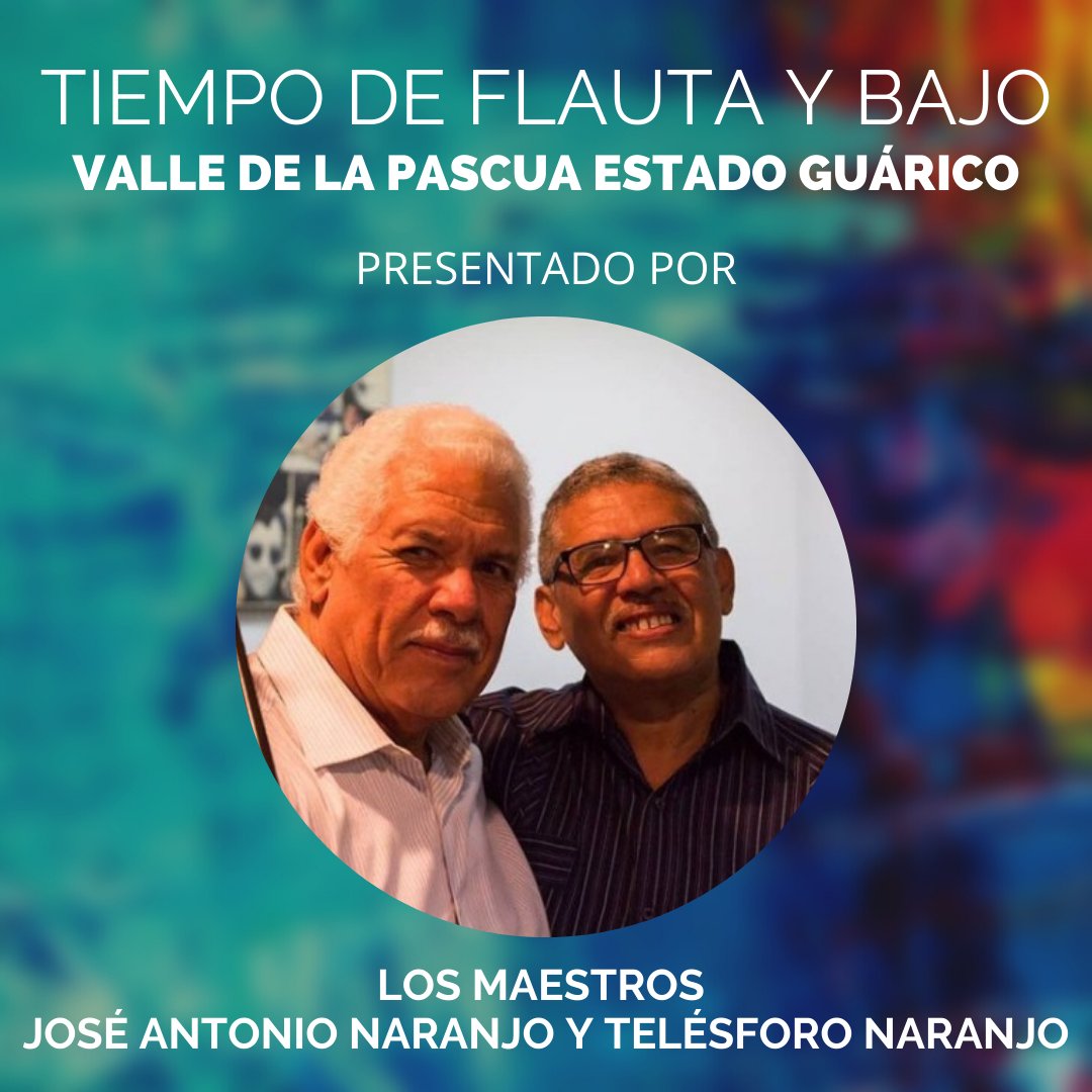 tiempodeflauta1's tweet photo. Los maestros José Antonio Naranjo y Telésforo Naranjo presentan:
#tiempodeflautaybajo edición Guárico 2022.
Les esperamos del 24 al 30 de junio en Valle de la Pascua.
#flauta #flute #flutist #floete #flûte #flöte #contrabajo #cuerdas #musicadecamara
#flutemusic
#music https://t.co/E5p89EP2FQ