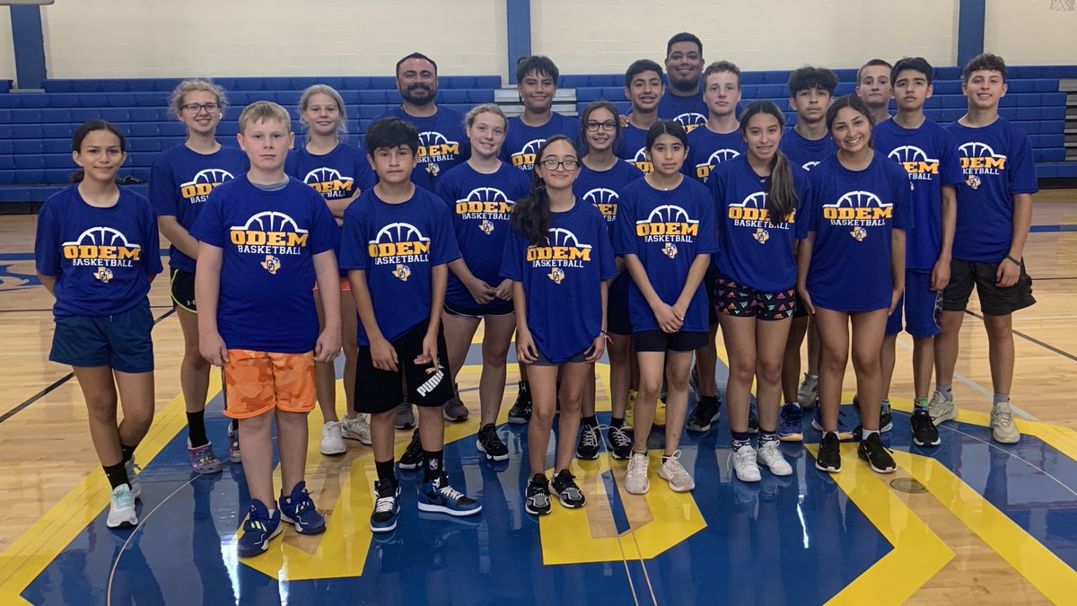 OeisdO's tweet photo. Another week of camps comes to a close
Odem Basketball camp a success
@OdemAthletics @BoysOdem @LadyOwlBB @CoachM_1115 https://t.co/ObZ8RwSxNt
