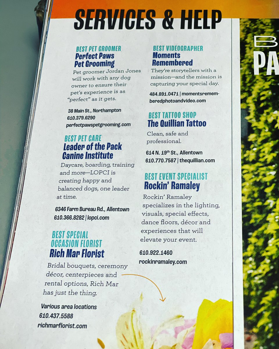 The latest edition of <a href="/LVStyle/">Lehigh Valley Style</a> Magazine id out and someone you might know is mentioned 👇👇👇👇