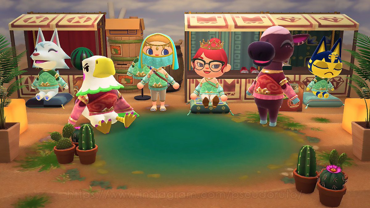 jennyoungart's tweet photo. The red-and-pink palette swap of my Gerudo Vai #acnhcustomdesign outfit is now officially available at my creator ID MA-9987-6002-2932! Enjoy! ❤️
#ACNH #ACNHDesign #ACNHZelda #ACNHfashion #Zeldacore #AnimalCrossingNewHorizons #AnimalCrossing #BotW #BreathoftheWild #Gerudo https://t.co/2ZGNBRZRL7