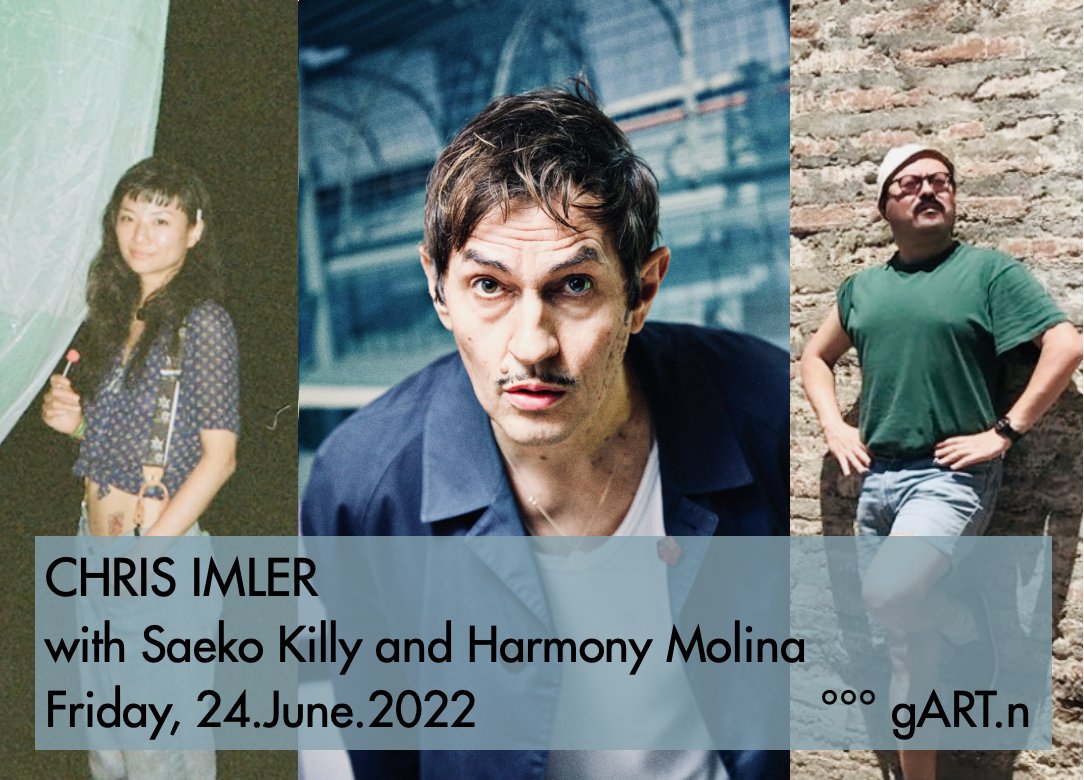 Tomorrow @ gART.n  / Rummelsburgh, Berlin - CHRIS IMLER // with Saeko Killy (DJ set) and Harmony Molina (live)

Event: fb.com/events/2005326…

#chrisimler  #saekokilly #harmonymolina #openairconcert #musicberlin #gaswerksiedlung #gartn #concertsberlin #berlin